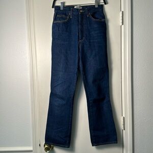 Agolde Dark Wash Feel Good Straight Leg Jeans Size 25